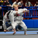 Obaranje protivnika na jiu jitsu turniru fotka